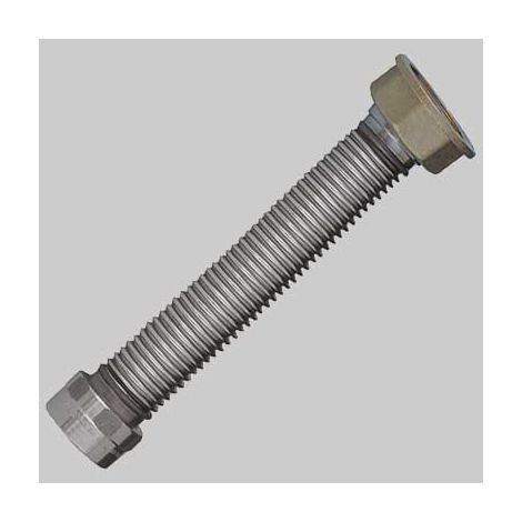 FLESSIBILE INOX PER CONTATORI GAS  F 3/4 X F 1.1/4 170 mm     MADE IN ITALY