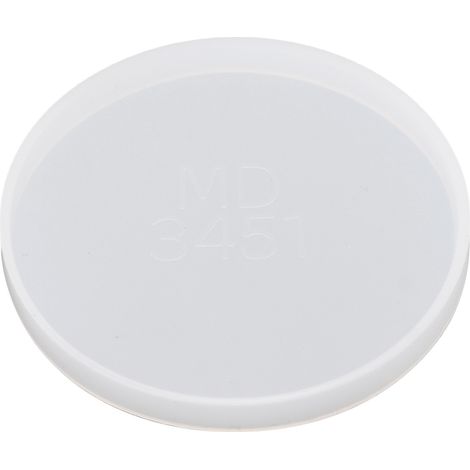 Moule en Silicone pour Sous-verres Ronds, Réutilisable et Facile à Démouler, Parfait pour Créations DIY et Cadeaux Faits Main (1/5)