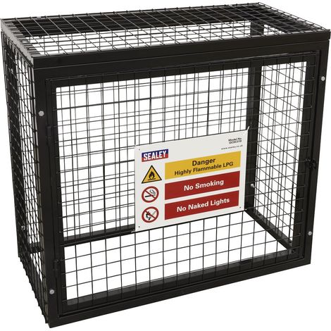 Sealey Gas Cylinder Safety Cage - 3 x 19kg GCSC319