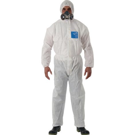 Mono de protección AlphaTec® 1500 Plus talla XL blanco PSA III ANSELL