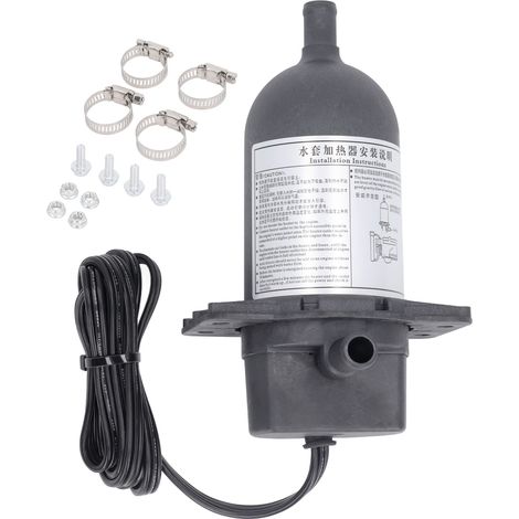 Ortviai Préchauffeur de Liquide de Refroidissement 1500 W pour Générateur Diesel et Moteur – Thermostat 50 °C, IP54, 240 V (1/4)