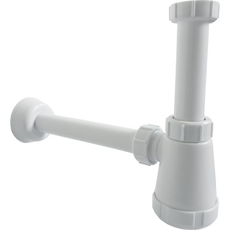 BERNSTEIN - Siphon 1014 pour lavabo et vasque avec une connexion de 1 1/4 - en matière plastique (1/2)