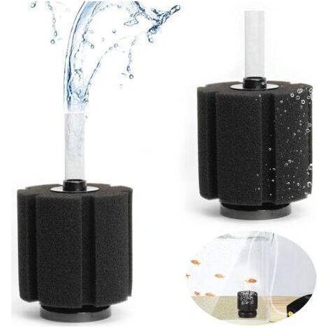 BUNTHAUS 2 pièces Filtre Maille Protection, Filtre à éponge Filtre à air d'aquarium, Filtre à éponge biochimique pour Aquarium, réservoir de Poissons (1/5)