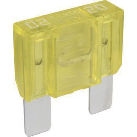 Fusible plat Maxi 32 V 1 x 20 A 29,7 x 33,9 mm jaune
