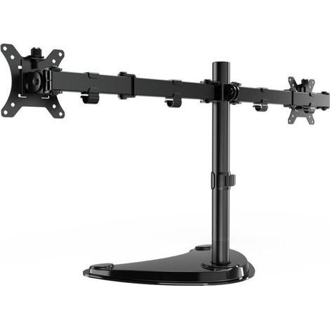 Gembird MS-D2ST-02 Soporte de sobremesa para monitores dobles de 13 a 32 pulgadas, blanco (1/4)