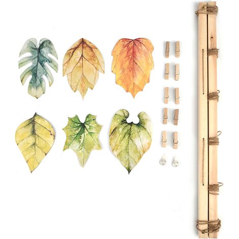 Cadre Photo DIY Avec Ficelle Et Pinces - Décoration Murale Personnalisable Sans Perçage - Grille Pour Photos Et Cartes Postales - Kit Complet (1/5)
