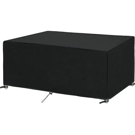 Copertura per Mobili da Giardino 180x100x75 cm, Copertura per Tavolo da Giardino, Impermeabile, Antivento, Anti-UV, Resistente al Freddo (1/5)