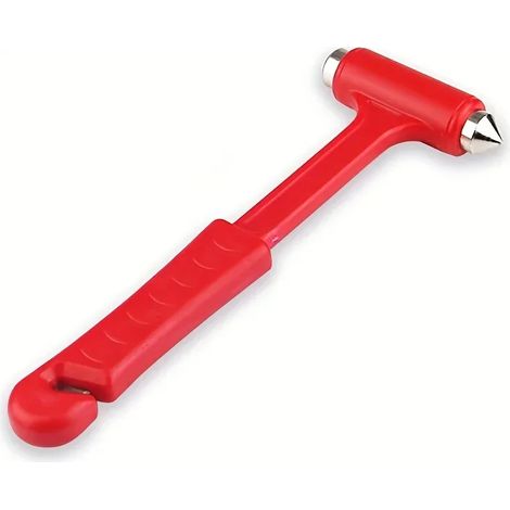 Martello di sicurezza per auto 2 in 1: taglia cinture di sicurezza, rompivetro - AquaForge (1/5)