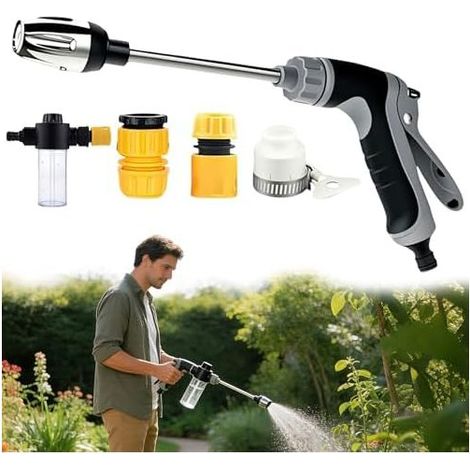 Power Jet Hochdruck-Spritzpistole, Gartenbewässerung, Water Blitz Reiniger, Hochdruckreiniger, für Autowäsche und Gartenbewässerung - (1/5)