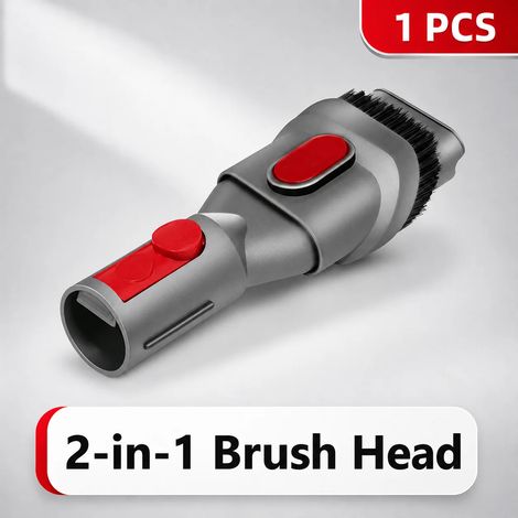 (Tête de brosse 2 en 1) Compatible avec les aspirateurs V7, V8, V10, V11 et V15. Kit d'accessoires 11 pièces : brosse pour les recoins, support de tuyau, station d'accueil. (1/4)