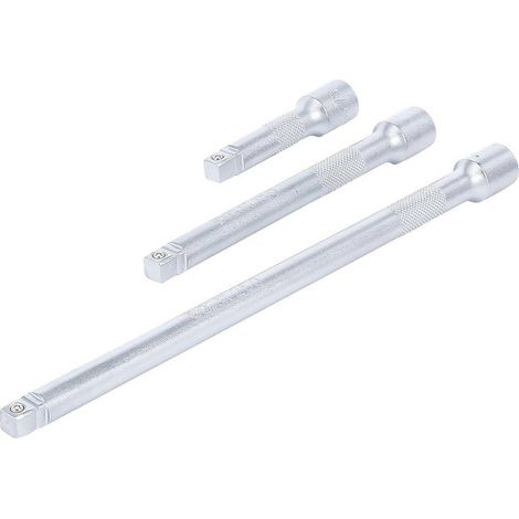 Jeu de Rallonges Basculants 10 mm (3/8) - 75 / 150 / 250 mm - 3 pcs - Polyvalence et Praticité - D-Work