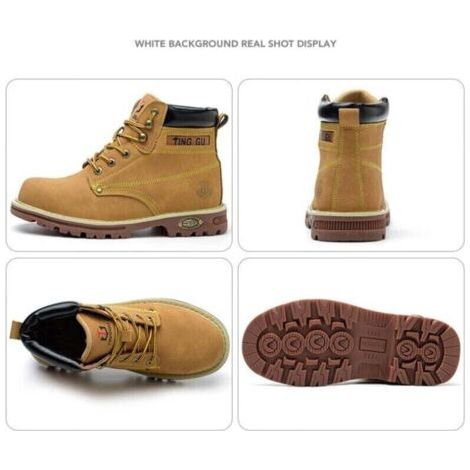 Chaussures de sécurité montantes Powerplant S3 - Jaunes - Pointure 42 (1/3)