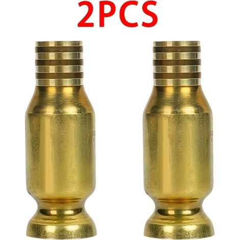 Lot de 2 embouts de raccordement de tuyau à amorçage automatique de sécurité, embout d'amorçage par siphon « Jiggler Express Shaker » à tête en cuivre, 15 mm (1/5)