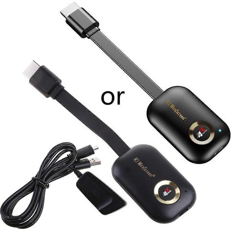 G9 Plus 2.4G/5G 4K Miracast Wifi pour DLNA AirPlay TV Stick Wifi Display-4K 5G- (1/4)