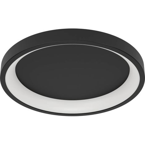 Eglo LED Deckenleuchte Lorezello-Z schwarz Ø 35 x 8 cm warmweiß-kaltweiß dimmbar (1/3)