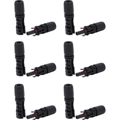 12-teiliger IP67-Photovoltaik-Solarstecker, verzinnte Kupferstifte (Stecker und Buchse), Industrie-Set, 1500 V, 30 A (1/5)