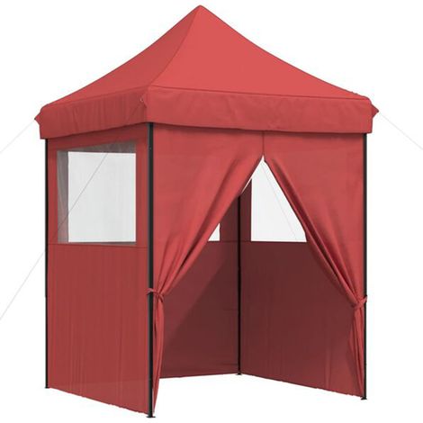 Maison Exclusive - Partyzelt Faltbar Pop-Up mit 4 Seitenteilen Bu (1/5)