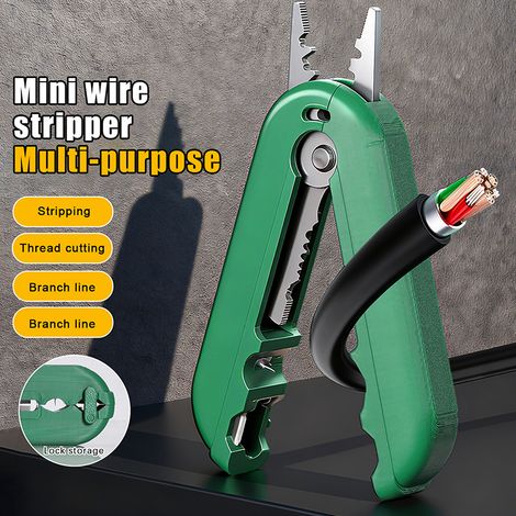 Pince multifonction pour électricien, pince à dénuder, mini pince pour câbles-AquaForge