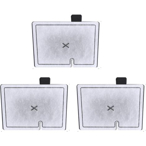 3 cartouches filtrantes, pour filtre interne CF-Mini, média filtrant aquarium, entretien régulier, petit aquarium (1/5)