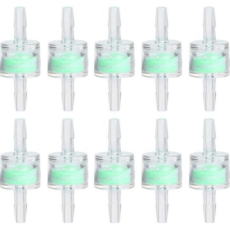 Pompe à eau pour aquarium en ABS vert, lot de 10 pièces, tuyau en silicone, filtre pour aquarium, tuyau de nettoyage, accessoires (1/4)