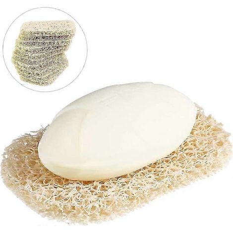 Lot de 20 porte-savons en PVC écologique à séchage rapide et à structure poreuse, avec accessoire de découpe et moule à savon, boîte à savon murale et porte-savon pour salle de bain/douche. (1/4)