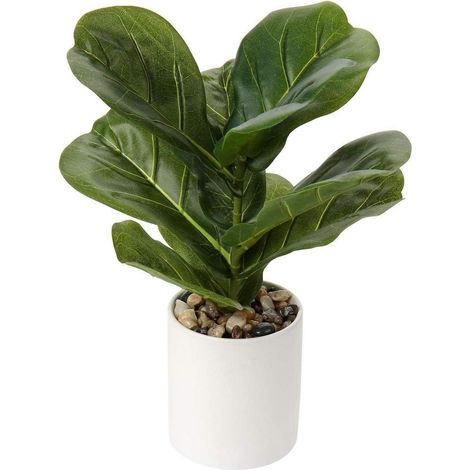 Künstliche Monstera Kunstpflanze im Topf 31cm für Büro Dekoration (1/5)