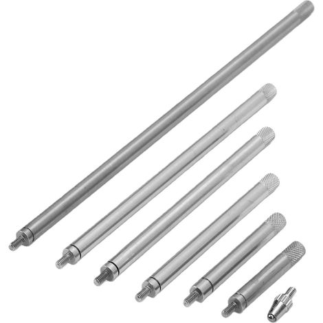 Set di 6 aste di prolunga per comparatore a quadrante da 30-150 mm con filettatura M2.5 per estendere il calibro di altezza e profondità. (1/5)