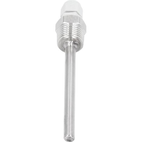 Gaine thermométrique en acier inoxydable 100mm avec capuchon ABS pour sonde de température solaire (1/5)