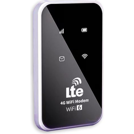 Appareil WiFi portable, routeur WiFi portable pour téléphones mobiles, 4G MiFi Wi-Fi -- carte SIM externe version mondiale (à l'exclusion des Amériques). (1/3)