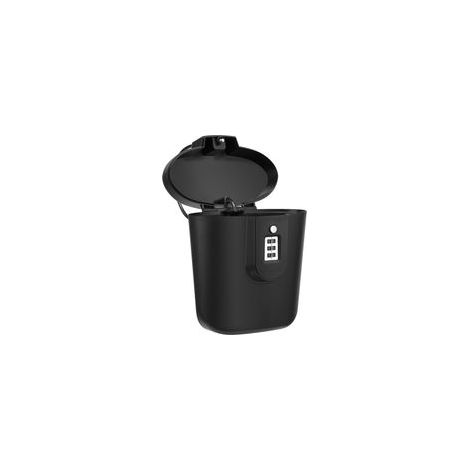 Coffre-fort portable avec serrure à combinaison – Coffre-fort de voyage – Plastique – Noir – (1/5)