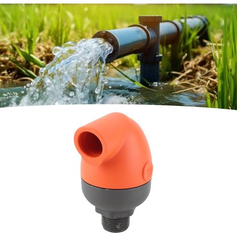 Vanne d'évacuation d'air automatique pour irrigation agricole/gardens/jardinage, plastique résistant, 3/4inch, idéale systèmes goutte-à-goutte, ventilation efficace et durable (1/5)