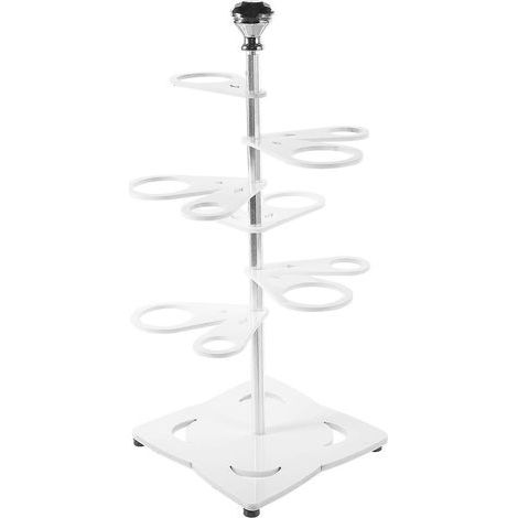 Présentoir à cornets de glace en acrylique pour rouleaux de sushi et crèmes glacées, support à desserts pour magasin (6 trous)-28X12X12CM (1/3)