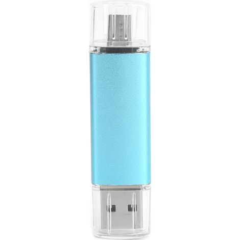Clé USB 2.0 OTG U Disk, compatible avec les appareils mobiles et les ordinateurs (4 Go), enfichable à chaud, antichoc et résistante à l'humidité. (1/5)