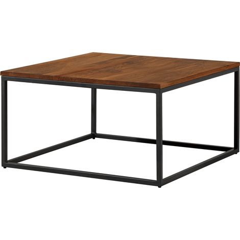 Table basse 80x80 Chêne sauvage huilé Bois naturel LOUNGE COLLECTION 08 (1/3)