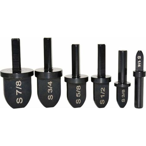 Lot d'outils avec embouts de perçage + extension de tubes en cuivre pour visseuse ou perceuse, set de forets pour outil à presser, 6 pièces (1/5)