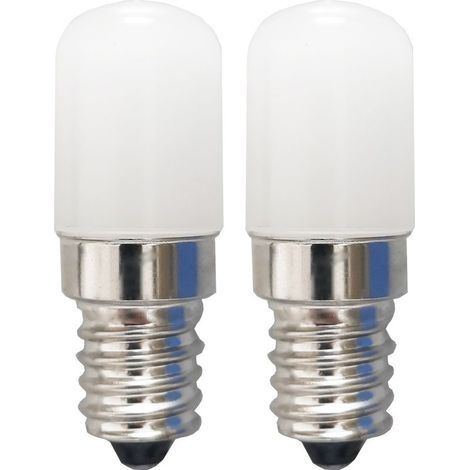 Ampoule LED Réfrigérateur E14, Blanc Chaud 3000K, 2W Remplace l'Ampoule Halogène 20W pour réfrigérateur, 100LM, Petit culot à vis lampe LED pour frigo, hotte, machine à coudre, 2 Unité (1/3)