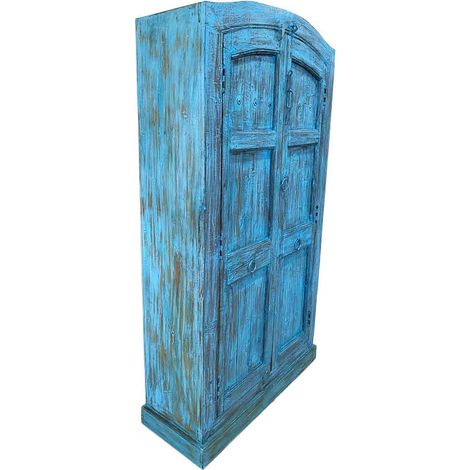 Armario de madera artesanal 90-100x37x170-195h cm (1/5)