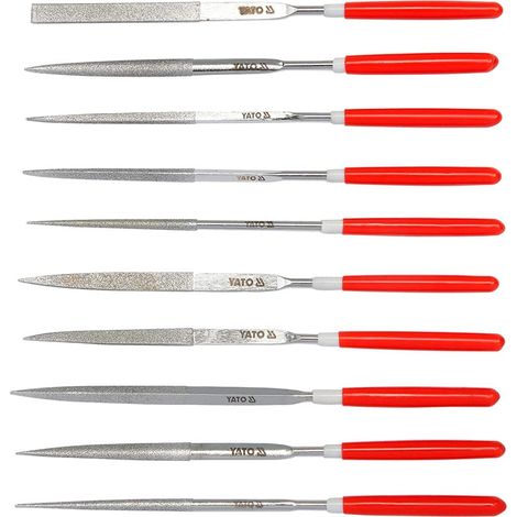 Set di aghi diamantati YATO 10 pezzi/140 mm 6144 (1/4)