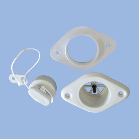 Nautical accessories for fishing boats, inflatable boats, inflatable canoes, kayaks, plastic accessories with ropes, standard drain valves, drain valves