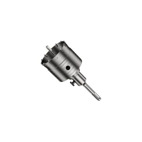 65mm Scie à Cloche Trépan Béton , avec Tige 110mm et Foret de Centrage110mm, Couronne Carotteuse, Scies Cloches Carotteuse, Béton Scie à Cloche,Pour Ciment, Brique, Pierre, Mur