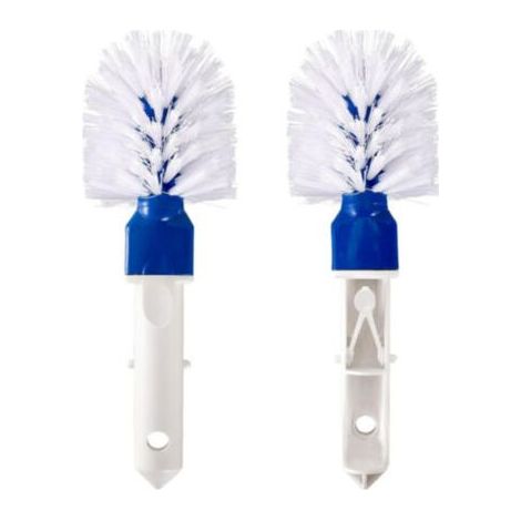 Brosse d'angle de piscine - Tête de brosse ronde pour piscine hors sol et creusée - Spa salle de bain et cuisine (1/5)