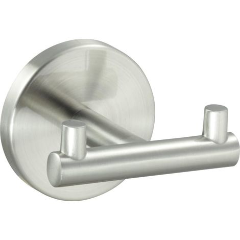 Towel Hooks for Hanging Towels - Heavy Duty Stainless Steel SUS304 Shower Towel Hooks - Brushed Finish Towel Hooks for Bathroom Wall Mounted -(Silver) (1/5)