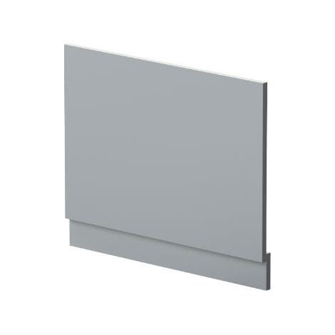 Nuie Satin Grey 700mm Bath End Panel with Plinth - MOF270 (1/3)