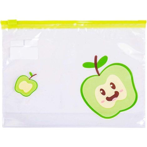 Sac de conservation alimentaire réutilisable à fermeture éclair, étanche, pour emballer les aliments. (1/5)