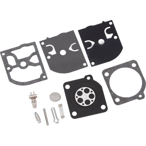 Kit de membrane de carburateur (joint métallique et papier) pour tronçonneuses Zama RB72, Stihl MS019 190T et Dolmar PS34 45 340 (1/5)