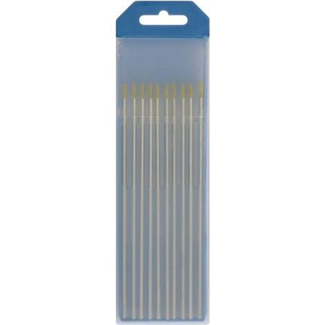 lot de 10 électrodes lanthane WL15 GYS/Taille:Ø 2mm