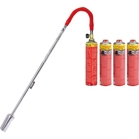 ROTHENBERGER Industrial Breitstrahlbrenner Turbo Plus inkl. 4x Multigas (je 600 ml) - 1500005297 (1/5)