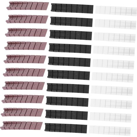 Lot de 30 cales de nivellement pour meubles, cales en plastique (1/5)
