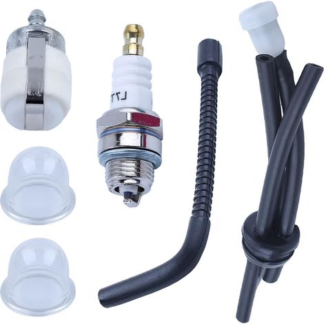 Passe-fil de filtre à carburant pour Echo PB200 PB201 ES210 ES211 PB2100 SHC210 souffleurs, lignes de carburant et assemblage de passe-fil, filtre à carburant, poire d'amorçage, bougie (1/5)