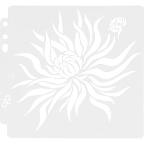 Lot de 9 pochoirs mandala en PET sûr pour peinture, tampons, sc (1/5)